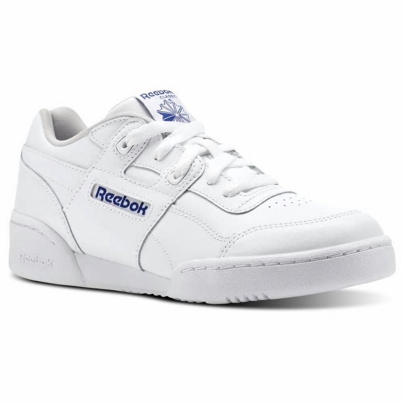 Tenisi Reebok Workout Plus Baieti Albi/Albastru Regal Romania AJ6366AS
